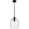 Quoizel Lucy Mid Pendant 1 Light Matte Black LCY1810MBK - alternate 6